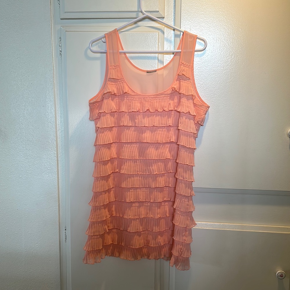 Peachy mini dress